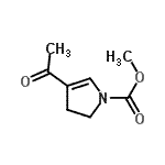 CAS#: 82483-64-5， Methyl 4-acetyl-2,3-dihydro-1H-pyrrole-1-carboxylate