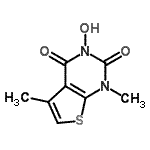 CAS#: 824983-86-0， 3-Hydroxy-1,5-dimethylthieno[2,3-d]pyrimidine-2,4(1H,3H)-dione