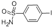structure of CAS# 825-86-5, 4-Iodobenzenesulfonamide;Zinc02040671;3-11-00-00110 (Beilstein Handbook Reference);Brn 2691658