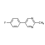 CAS#: 82525-21-1， 5-(4-Fluorophenyl)-2-methylpyrimidine