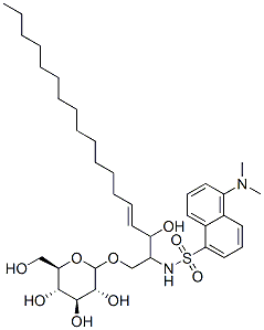 CAS#: 82535-65-7， 1-O-Glucosyl-2-N-(Dimethylaminonaphthalene-5-Sulfonyl)Sphingosine