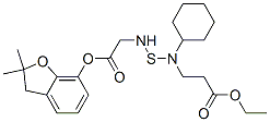 CAS#: 82560-67-6， Ethyl 3-[Cyclohexyl-[(2,2-Dimethyl-3H-Benzofuran-7-Yl)Oxycarbonyl-Methyl-Amino]Sulfanyl-Amino]Propanoate
