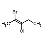 CAS#: 82687-34-1， (2E)-2-Bromo-2-penten-3-ol