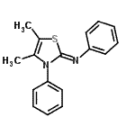CAS#: 82694-43-7， (2Z)-4,5-Dimethyl-N,3-diphenyl-1,3-thiazol-2(3H)-imine