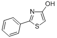 structure of CAS# 827-45-2, 2-Phenyl-1,3-Thiazol-4-Ol;4-Hydroxy-2-Phenyl-1,3-Thiazole;2-PHENYL-1,3-THIAZOL-4-OL