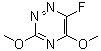 CAS#: 82736-99-0， 6-Fluoro-3,5-dimethoxy-1,2,4-triazine