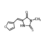 CAS#: 827588-66-9， (5Z)-5-(3-Furylmethylene)-3-methyl-2-thioxo-4-imidazolidinone