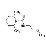 CAS#: 827591-72-0， N-(2-Methoxyethyl)-2,6-dimethyl-1-piperidinecarbothioamide