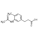CAS#: 827600-38-4， 3-(3-Acetamido-4-methylphenyl)propanoic acid