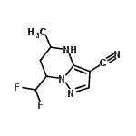 CAS#: 828272-55-5， 7-(Difluoromethyl)-5-methyl-4,5,6,7-tetrahydropyrazolo[1,5-a]pyrimidine-3-carbonitrile