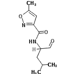 CAS#: 828295-29-0， 5-Methyl-N-(4-methyl-1-oxo-2-pentanyl)-1,2-oxazole-3-carboxamide