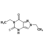 CAS#: 828299-89-4， 2,6-Diethyl-5-thioxo-2,4,5,6-tetrahydro-7H-pyrazolo[4,3-d]pyrimidin-7-one
