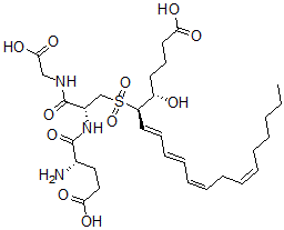 CAS#: 82890-06-0， Leukotriene C-4 Sulfone