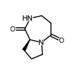CAS#: 82939-02-4， (9aS)-Hexahydro-1H-pyrrolo[1,2-a][1,4]diazepine-1,5(2H)-dione