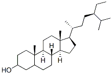 structure of CAS# 83-45-4, Stigmastanol;(3S,5S,8R,9S,10S,13R,14S,17R)-17-[(1R,4R)-4-Ethyl-1,5-Dimethyl-Hexyl]-10,13-Dimethyl-2,3,4,5,6,7,8,9,11,12,14,15,16,17-Tetradecahydro-1H-Cyclopenta[A]Phenanthren-3-Ol;(3S,5S,8R,9S,10S,13R,14S,17R)-17-[(1R,4R)-4-Ethyl-1,5-Dimethylhexyl]-10,13-Dimethyl-2,3,4,5,6,7,8,9,11,12,14,15,16,17-Tetradecahydro-1H-Cyclopenta[A]Phenanthren-3-Ol;(3S,5S,8R,9S,10S,13R,14S,17R)-17-[(2R,5R)-5-Ethyl-6-Methyl-Heptan-2-Yl]-10,13-Dimethyl-2,3,4,5,6,7,8,9,11,12,14,15,16,17-Tetradecahydro-1H-Cyclopenta[A]Phenanthren-3-Ol