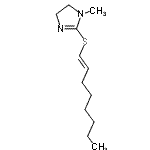CAS#: 830321-06-7， 1-Methyl-2-[(1E)-1-octen-1-ylsulfanyl]-4,5-dihydro-1H-imidazole