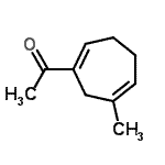 CAS#: 83167-86-6， 1-(6-Methyl-1,5-cycloheptadien-1-yl)ethanone