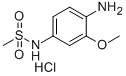 structure of CAS# 83209-83-0, N-(4-Amino-3-Methoxyphenyl)Methanesulfonamide Hydrochloride;N-(4-Amino-3-Methoxyphenyl)Methanesulfonamidehydrochloride;N-(4-AMINO-3-METHOXYPHENYL)METHANESULFONAMIDE HCL