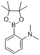 structure of CAS# 832114-08-6, 2-(N,N-Dimethylamino)phenylboronic acid, pinacol ester;DIMETHYL[2-(4,4,5,5-TETRAMETHYL-1,3,2-DIOXABOROLAN-2-YL)PHENYL]AMINE;N,N-Dimethyl-2-(Tetramethyl-1,3,2-Dioxaborolan-2-Yl)Aniline;2-(N,N-DIMETHYLAMINO)PHENYLBORONIC ACID, PINACOL ESTER