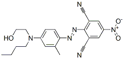 CAS#: 83249-48-3， 2-[[4-[Butyl(2-Hydroxyethyl)Amino]-2-Methylphenyl]Azo]-5-Nitrobenzene-1,3-Dicarbonitrile