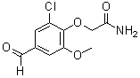 CAS#: 832674-69-8， 2-(2-Chloro-4-formyl-6-methoxyphenoxy)acetamide