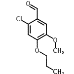 CAS#: 832677-76-6， 2-Chloro-5-methoxy-4-propoxybenzaldehyde