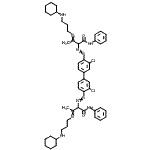 CAS#: 83399-84-2， 2,2'-[(3,3'-Dichloro-4,4'-biphenyldiyl)di-2,1-diazenediyl]bis(3-{[3-(cyclohexylamino)propyl]imino}-N-phenylbutanamide)