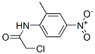 structure of CAS# 83473-10-3, 2-Chloro-N-(2-Methyl-4-Nitro-Phenyl)Acetamide;2-Chloro-N-(2-Methyl-4-Nitro-Phenyl)Acetamide;2-Chloro-N-(2-Methyl-4-Nitro-Phenyl)Ethanamide;Nsc525659