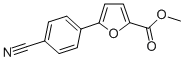 structure of CAS# 834884-75-2, Methyl 5-(4-Cyanophenyl)Furan-2-Carboxylate;Methyl 5-(4-Cyanophenyl)-2-Furoate, 95%