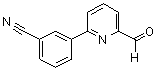 structure of CAS# 834884-80-9, 3-(6-Formylpyridin-2-Yl)Benzonitrile
