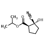 CAS#: 834886-18-9， Isopropyl (1R,2R)-2-cyano-2-hydroxycyclopentanecarboxylate