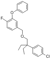 CAS#: 83493-19-0， 4-((2-(4-Chlorophenyl)-2-Ethylbutoxy)Methyl)-1-Fluoro-2-Phenoxy-Benzene
