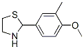 CAS#: 83522-14-9， 2-(4-Methoxy-3-Methyl-Phenyl)Thiazolidine