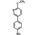CAS#: 835876-03-4， 4-(6-Methoxy-3-pyridinyl)aniline