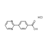 CAS#: 835923-23-4， 4-(2-Pyrimidinyl)benzoic acid hydrochloride (1:1)