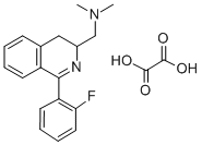 CAS#: 83658-12-2， 3,4-Dihydro-N,N-Dimethyl-1-(2-Fluorophenyl) -3-Isoquinolinemethanamine Ethanedioate (1:1)