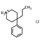 CAS#: 83763-28-4， 4-Phenyl-4-propylpiperidinium chloride