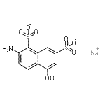 CAS#: 83763-45-5， 2-amino-5-hydroxy-1,7-Naphthalenedisulfonate sodium salt (1:1)