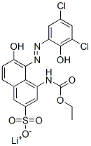 CAS#: 83784-12-7， Lithium 5-[(3,5-Dichloro-2-Hydroxyphenyl)Azo]-4-[(Ethoxycarbonyl)Amino]-6-Hydroxynaphthalene-2-Sulphonate