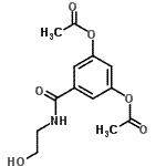 CAS#: 83803-73-0， 5-[(2-Hydroxyethyl)carbamoyl]-1,3-phenylene diacetate
