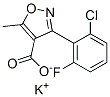 CAS#: 83817-49-6， Potassium 3-(2-Chloro-6-Fluorophenyl)-5-Methylisoxazole-4-Carboxylate