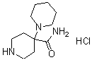 CAS#: 83833-30-1， 1,4'-Bipiperidine-4'-carboxamide hydrochloride (1:1)