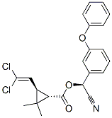 CAS#: 83860-31-5， alpha-Cyano-3-Phenoxybenzyl [1S-[1alpha(R*),3beta]]-3-(2,2-Dichlorovinyl)-2,2-Dimethylcyclopropanecarboxylate