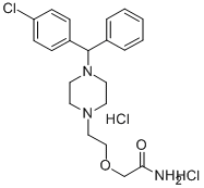 CAS#: 83881-42-9， 2-(2-(4-((2-Chlorophenyl)Benzyl)-(Piperazin-1-Yl))Ethoxy )-Acetamide dihydrochloride