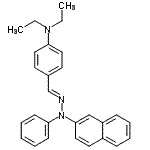 CAS#: 83890-46-4， N,N-Diethyl-4-{(E)-[2-naphthyl(phenyl)hydrazono]methyl}aniline