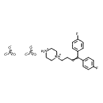 CAS#: 83898-27-5， 1-[4,4-Bis(4-fluorophenyl)-3-buten-1-yl]piperazinediium dinitrate