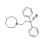 CAS#: 83898-29-7， 4-(1-Azepanyl)-2,2-diphenylbutanenitrile