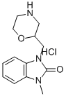 CAS#: 83913-04-6， 1-Methyl-3-(morpholin-2-ylmethyl)benzimidazol-2-one hydrochloride