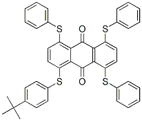 CAS#: 83929-63-9， 1-[[4-(1,1-Dimethylethyl)Phenyl]Thio]-4,5,8-Tris(Phenylthio)Anthraquinone