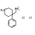 CAS#: 83949-39-7， 4-(Ammoniomethyl)-4-phenylpiperidinium dichloride